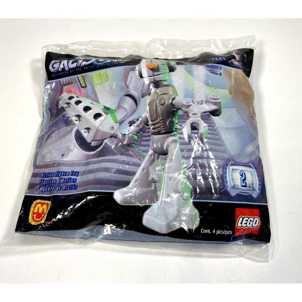 2002 Lego McDonalds Happy Meal Galidor Jens Action Figure Toy 2 Sealed Polybag
